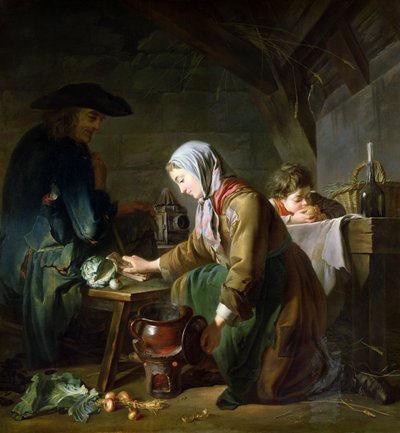Preparing a Meal by Nicolas Bernard Lepicie